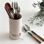 Utensil Holder Countertop Self Draining Small Compact Storage Rack Spatula Organizer for Spoon Silverware Cutlery Home Kitchen