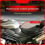 Motorcycle Crotch Protector Silicone Anti-collision Fuel Tank Cushion Non-slip Rider Protection Pad Motorbike Riding Safety