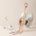Rotatable Shoe Drying Rack Double Hooks Multi-Functional Shoe Hanging Hook Windproof Space Saving Shoes Hanger