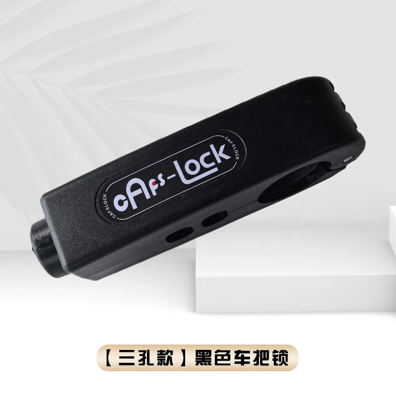 Mini Electric Vehicle Bike Anti-Theft Lock Set - Bicycle Brake Handlebar Grip Cycling Horn Throttle Lock for Scooter Motorcycle