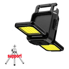 Mini Flashlight Keychain Light COB Work Light USB Rechargeable Lamp with 90° Foldable Side Lights Super Bright Portable Lanterns