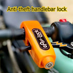 Mini Electric Vehicle Bike Anti-Theft Lock Set - Bicycle Brake Handlebar Grip Cycling Horn Throttle Lock for Scooter Motorcycle