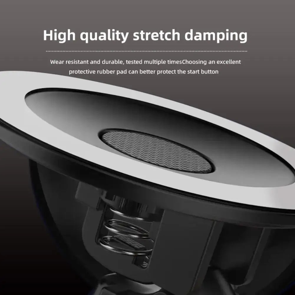 Car One-Touch Start Button with Push-to-Start Rocker Lever Car Accessories Interior Decor Push Rocker One-Touch Start Accessor