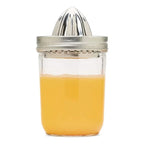 1PC Stainless Steel Citrus Juicer Cover Wide Mouth Mason Jar Metal Juicing Tool Kitchen Supplies