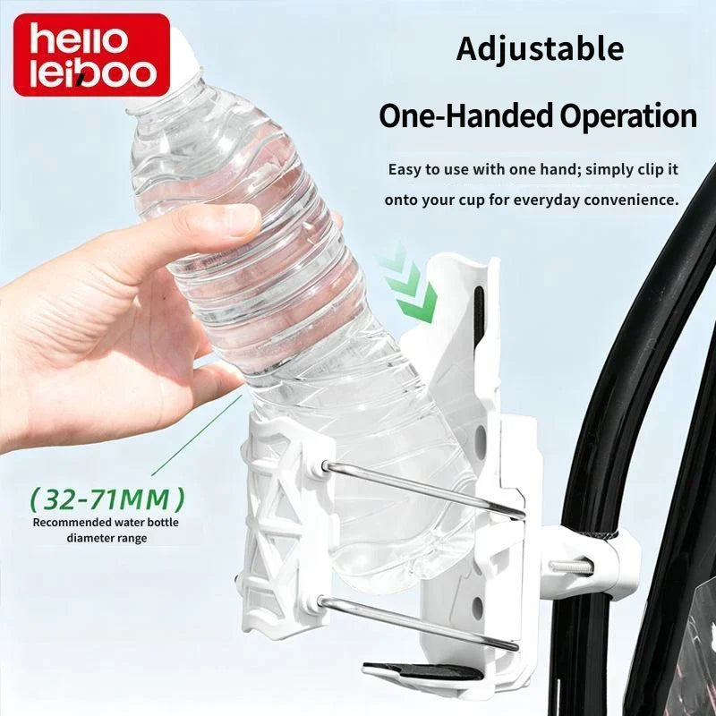 1 Pcs Adaptive Water Cup Holder Motorcycle Electric Bike Bicycle Bumper Universal Water Kettle Holder Rotatable Folding